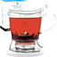 Clear Tritan BPA-Free Smart Tea Maker with Stainless Steel Filter