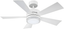 Wynd 42" Matte White Smart Ceiling Fan with LED Light