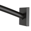 Matte Black Adjustable Stainless Steel Curved Shower Curtain Rod