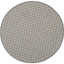 Courtyard Elegance 4' Round Ivory & Charcoal Geometric Rug