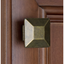 Antique Brass Square Cabinet Knob Multipack with Mounting Hardware