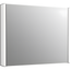 Maxstow 32" x 24" Polished Aluminum Frameless LED Medicine Cabinet