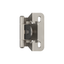 Satin Nickel 1/4 Inch Overlay Cabinet Hinge