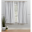 Cloud Grey Blackout and Sheer Layered Curtain Panels, 52" x 63"