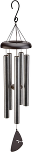 Pewter Fleck 36-Inch Aluminum Wind Chime