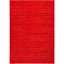 Red Abstract Synthetic 4' x 6' Area Rug