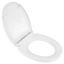 White Transitional Slow-Close Round Toilet Seat