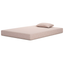 Pink Twin Memory Foam Mattress with Pillow