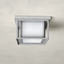 Modern Hunnington 10" LED Outdoor Flush Mount in Weathered Pewter