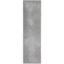 Silver Grey Synthetic Flat Woven Runner Rug 2'2" x 10'