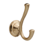 Brilliance Champagne Bronze Double Wall Mount Towel Hook