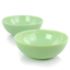 Glossy Jadeite Glass Serving Bowls, Set of Two