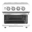 White Air Fryer Toaster Oven with Grill and Convection