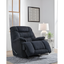 Charcoal Metal Oversized Recliner with Pillow Top Arms