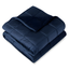 48" x 72" Dark Blue Cotton Fleece Weighted Blanket