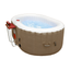 Aleko 145 Gallon Brown and White Oval Inflatable Hot Tub