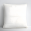 White Cotton Embroidered Geometric Throw Pillow