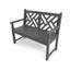 Slate Gray 47" Chippendale Outdoor Bench