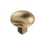 Champagne Bronze Oval Cabinet Knob with Mounting Hardware