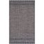 Montauk Black Handwoven Cotton Flat Woven Area Rug