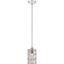 Oliver Polished Nickel Mini Pendant with Crystal Accents