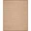 Natural Fiber Beige and Brown Hand-Woven Area Rug, 8' x 10'