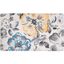 Cream Modern Floral Anti-Fatigue Standing Mat 18" x 30"