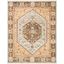 Samarkand Blue and Brown Hand-Knotted Wool Area Rug