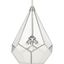 Cinq Brushed Nickel Geometric Glass Pendant Light