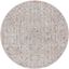 Hand-Knotted Ivory Cotton Blend 79" Round Area Rug