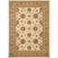 Ivory and Beige Hand-Knotted Synthetic Area Rug, 12' x 15'