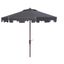 Zimmerman 11-Foot Navy and White Aluminum Market Umbrella