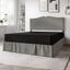 Full Black and Gray Solid Wood 8-Inch Box Spring