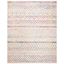 Elegant Ivory/Fuchsia 9' x 12' Hand-Knotted Cotton & Synthetic Area Rug