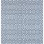 Casablanca Square Blue & Light Grey Geometric Flatweave Rug