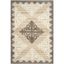 Kenya Charcoal Brown Hand-Knotted Wool 4'x6' Area Rug