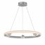 Modern Brushed Aluminum LED Pendant Light with CCT Select