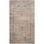 Stone and Blue Rectangular Viscose Area Rug