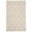 Ivory Hand-Tufted Wool Flat Woven Reversible Area Rug 3' x 5'