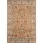 Heritage Beige and Blue Hand-Tufted Wool Area Rug