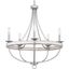 Gulliver 5-Light Galvanized Chandelier with Weathered Driftwood Texture