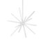 Sirius Minor Elegant 20" White Sputnik LED Chandelier