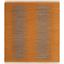 Handwoven Coastal Charm Orange Wool-Cotton 6' Square Rug