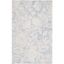 Hand-Tufted Floral Elegance Blue/Ivory Wool Area Rug - 3' x 5'