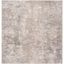 Madison Square 5' GreyBeige Easy-Care Synthetic Area Rug