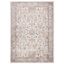 Ivory and Gray Hand-Knotted Stain-Resistant Area Rug