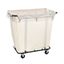 Black Canvas and Steel Frame Hamper with Wheels