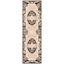 Ivory and Gold Hand-Tufted Wool Runner Rug, 2'6" x 8'