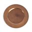 Copper Round Microwave-Safe Classic Design Charger Plates Set