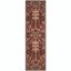 Antiquity Red and Multicolor Wool Handmade Runner Rug